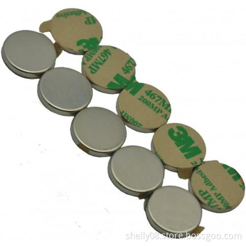 3M Adhesive Disc permanent neodymium Magnets N38